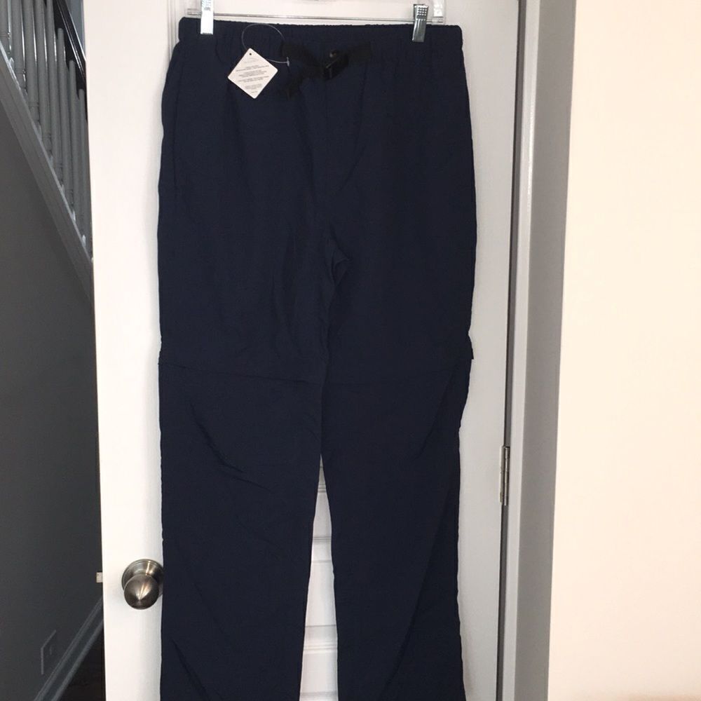 Blue Nylon Travelsmith 2 in 1 convertible pants S